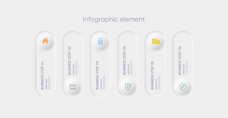 Infographic design template with place for your data. Vector illustration.のイラスト素材