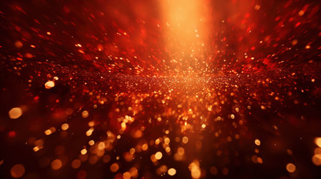 glitter vintage lights background. gold and black. de-focusedの素材