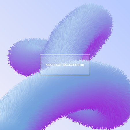 Background image illustration made up of curved twists and waves using gradient fur blendsのイラスト素材
