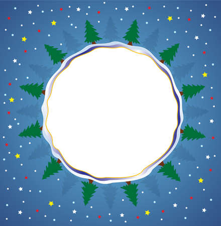 vector illustration of winter holiday backgroundのイラスト素材