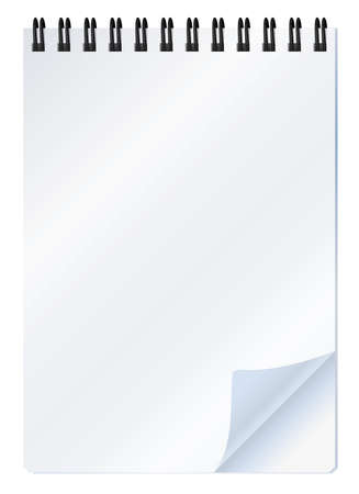 vector illustration of notepadのイラスト素材