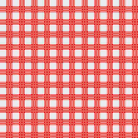 red picnic clothのイラスト素材