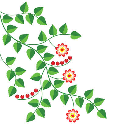   floral backgroundのイラスト素材