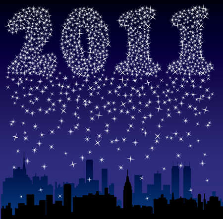 2011 urban holiday backgroundのイラスト素材