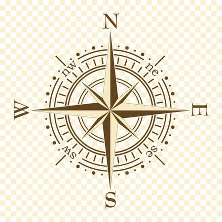   brown compassのイラスト素材