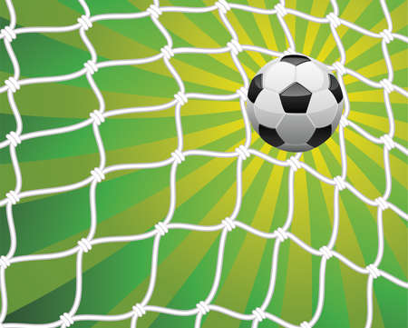   illustration of soccer ballのイラスト素材