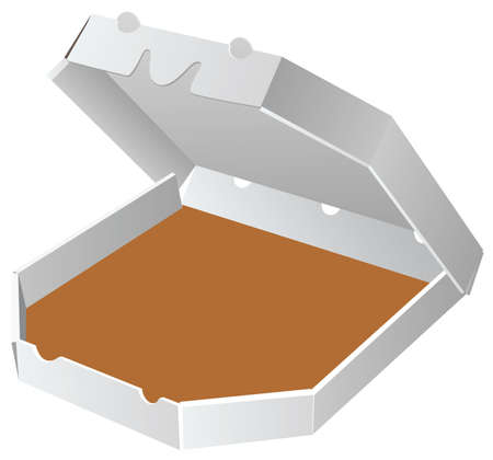 paper box for pizza のイラスト素材