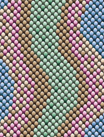 abstract illustration of snake skinのイラスト素材