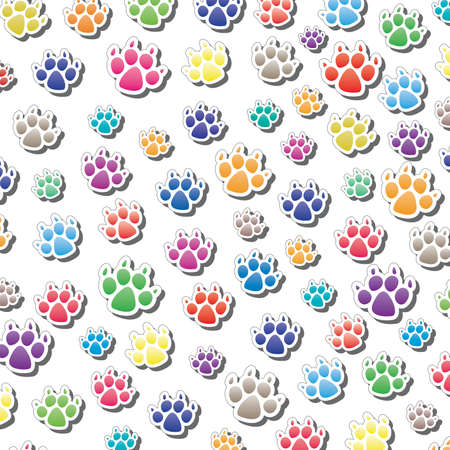 vector background of dogのイラスト素材