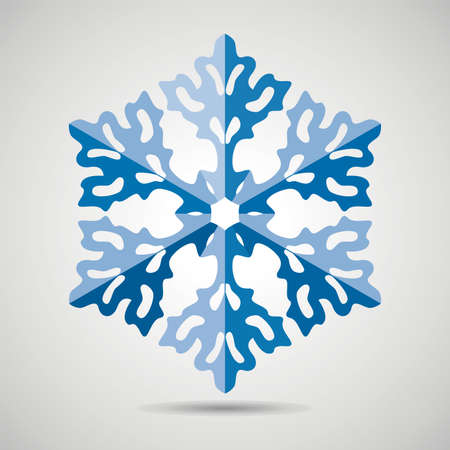  origami snowflake backgroundのイラスト素材