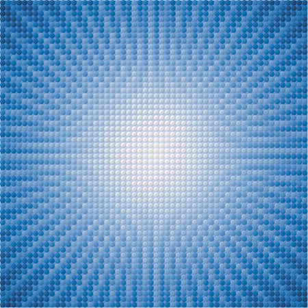 vector abstract background of blue star burst tilesのイラスト素材