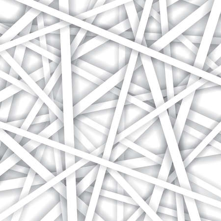 vector pattern of white straight lines with shadowsのイラスト素材