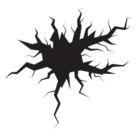 vector crack backgroundのイラスト素材