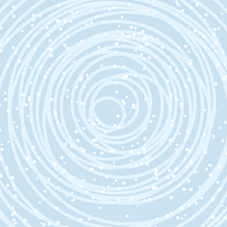 vector background for new year celebration card with round lines and snowのイラスト素材