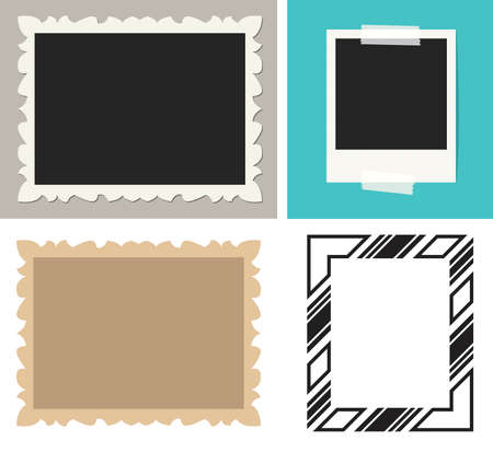Blank  photo frame.のイラスト素材