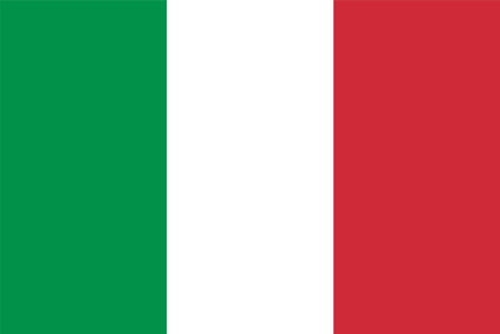 vector flag of Italy. italian official national flag. flat style designのイラスト素材