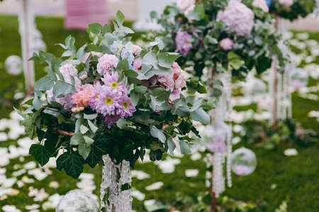 Wedding flower decorationの写真素材