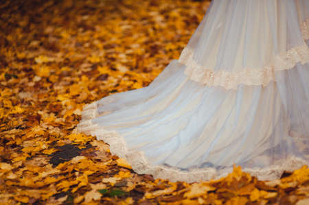 Beautiful bride wedding dresses separately
