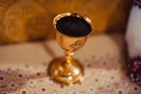 Altar church bible candles crown cross icon
