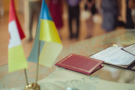 Documents on the table