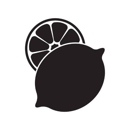 Lemon icon illustration isolated vector signのイラスト素材