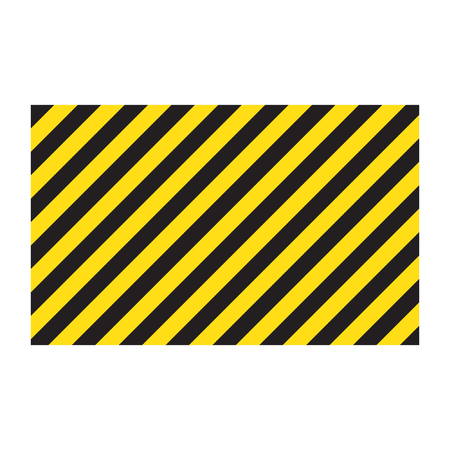 Warning striped rectangular backgroundのイラスト素材