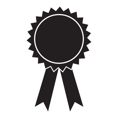 Award icon vector isolated solidのイラスト素材