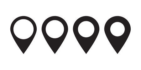 Maps pin. Location map icon.のイラスト素材