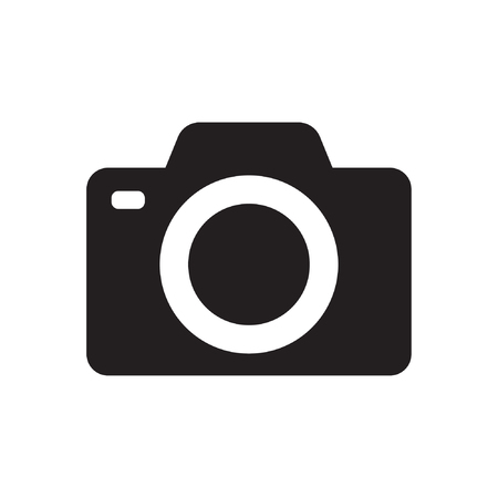 Photo camera vector iconのイラスト素材