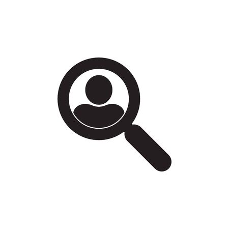 Magnifying glass iconのイラスト素材