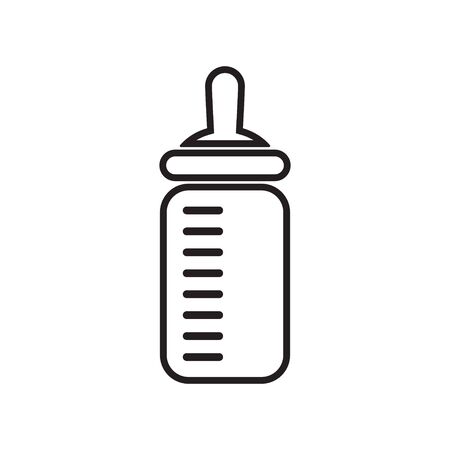 Baby feeding bottle iconのイラスト素材