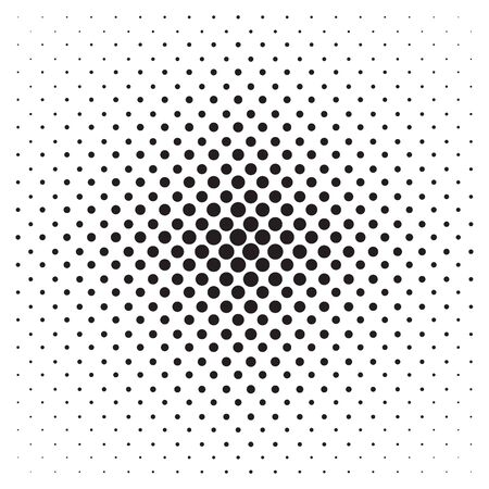 Comic background. Pop art style. Pattern with circles, halftone dotted backdrop. Radiating from the...