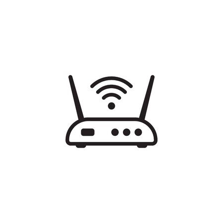 Router Icon Router Related Signal Icon Isolatedのイラスト 素材 ストックフォト 写真素材のstock Foto ストックドットフォト
