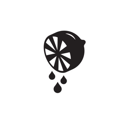 Lemon icon illustration isolated vector signのイラスト素材