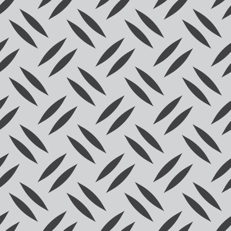 Diamond plate metal texture background. Strong diamond steel sheet metal texture pattern.のイラスト素材