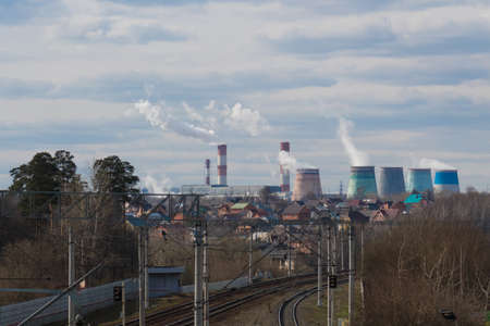 The smoke from the chimney. Ecology of the modern world