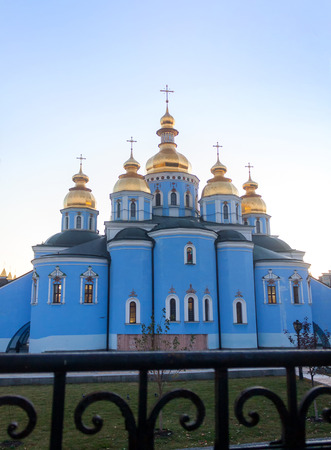 The St. Michael Golden-Domed Monastery, Kiev, Ukraineの写真素材