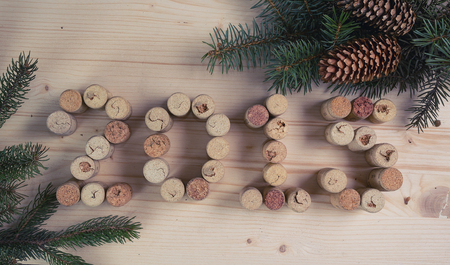 Wine corks closeup 2015