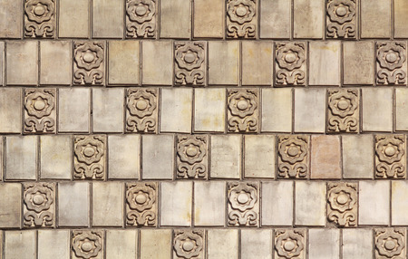 Finishing facade of the building in classical style. Backgrounds