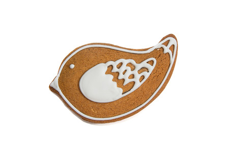 Cooking in the form of bird isolation on a white background. Foodの写真素材