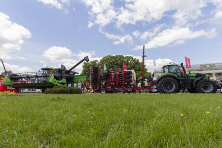 Ukraine, Kiev - June 09, 2016: Exhibits International agro-industrial exhibition "AGRO 2016"のeditorial素材
