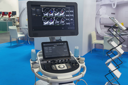 Medical equipment in the exhibition hall. Medicineの写真素材