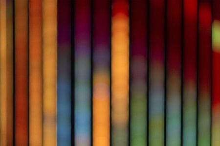 Neon lights of the city at night in blurred. Abstract background
