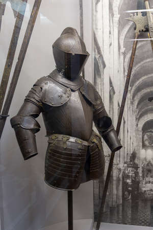Kiev, Ukraine - May 19, 2018: Winged hussar armor is the heavy cavalry of the Polish army at the National Museum of History of Ukraineのeditorial素材
