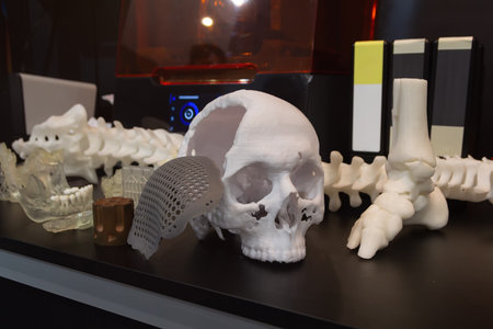 Product samples made by 3D printing technology. Industryの写真素材