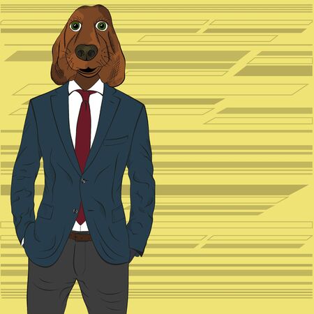 Hand drawn portrait of french bulldog. Vector Illustrationのイラスト素材