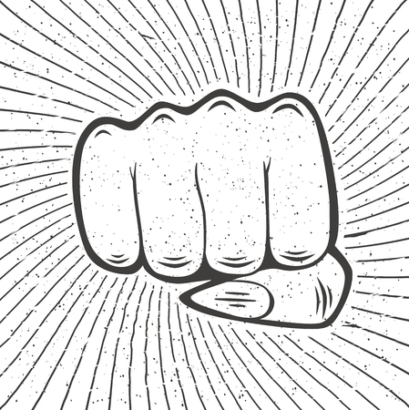 Women fighting without rules. Sign, vector illustrationのイラスト素材