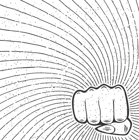 Women fighting without rules. Sign, vector illustrationのイラスト素材