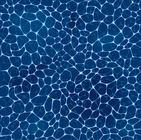 Deep blue sea water patternのイラスト素材