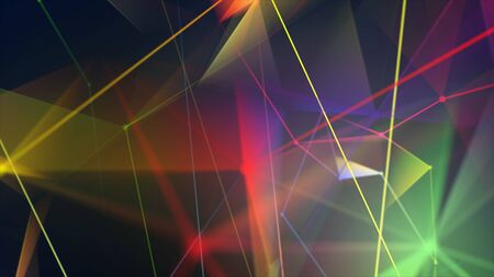 Colorful abstract background with plexus elements